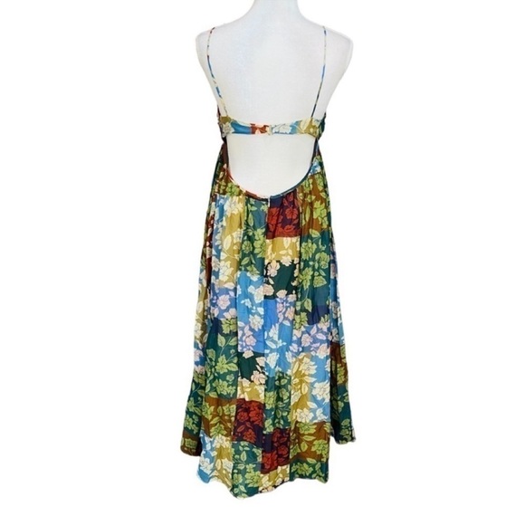 Bec & Bridge SZ 8 NWT Woodstock Patchwork Boho Cutout Cotton/Silk Maxi Dress - Picture 8 of 15
